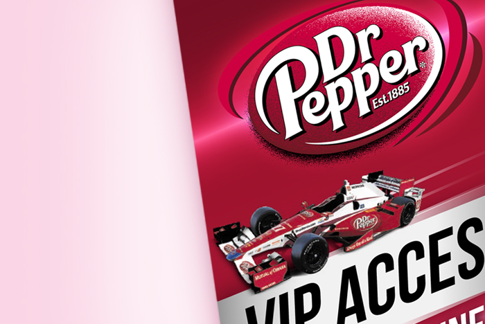 Dr.Pepper Honda Indy ticket lanyards