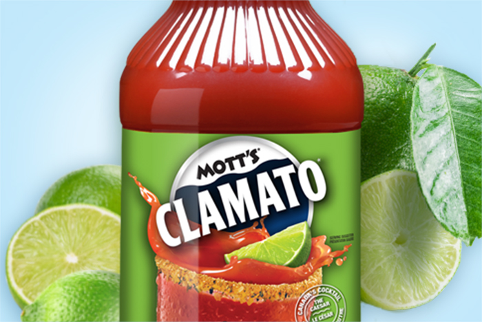 Mott's Clamato Packaging Rebrand
