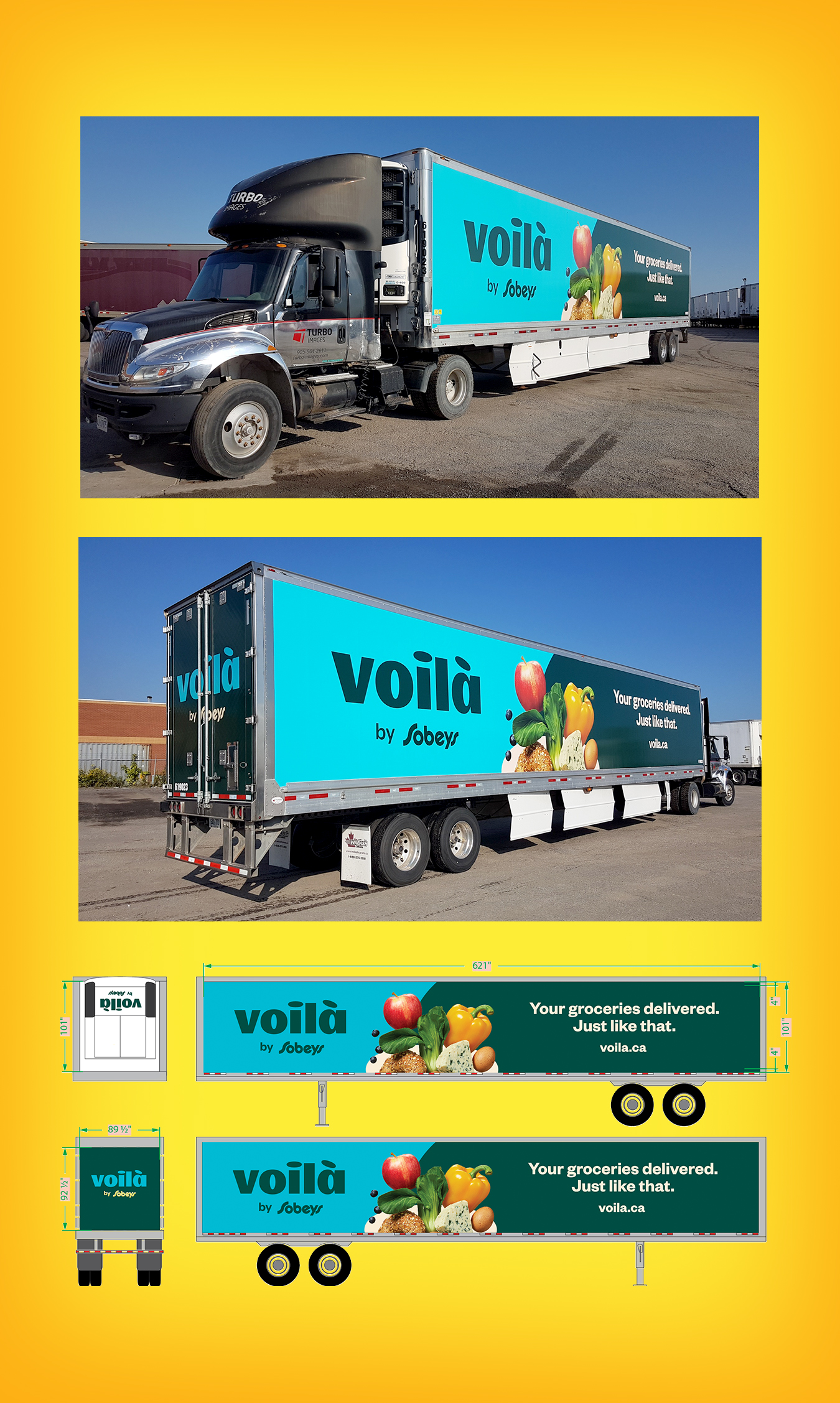 Voilà by Sobeys Truck Design